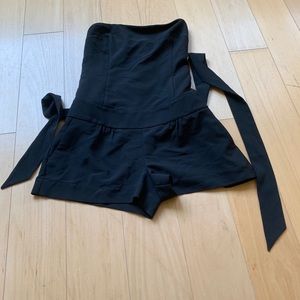 Express strapless short romper